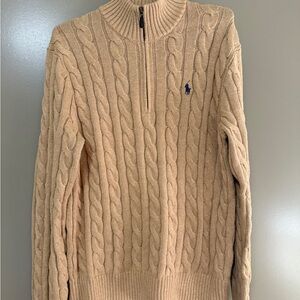 Polo Ralph Lauren - Cable Knit Cotton Polo Sweater